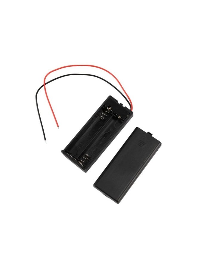 KNP 2 x AA Battery Holder with Cover, Wired Connection for 1.5V Batteries - Image 2